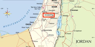 خريطة القدس البلد