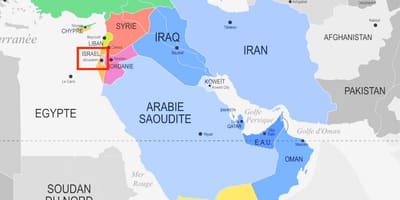 القدس في خريطة الشرق الأوسط
